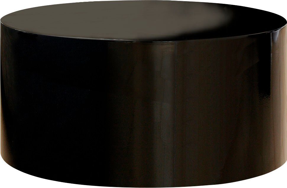 SalesFever Couchtisch Design-Couchtisch Hochglanz weiß, Ø 60 cm, Moderner W günstig online kaufen