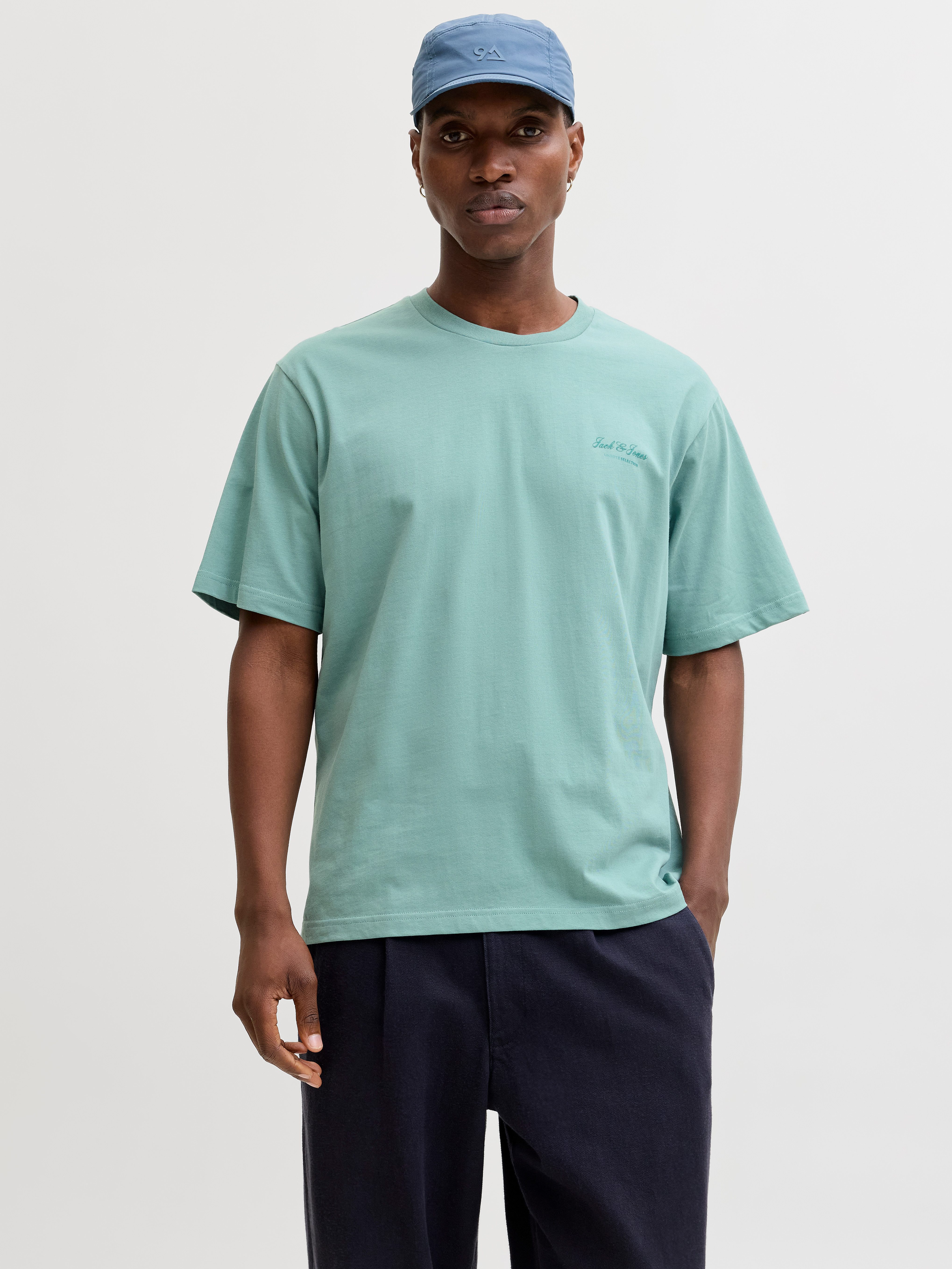 Jack & Jones Rundhalsshirt JJEARCHIVE GRAPHIC TEE SS O-NECK NOOS Baumwolle, relaxed fit
