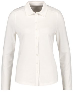 GERRY WEBER Langarm-Poloshirt Langarm Poloshirt mit durchgehender Knopfleiste