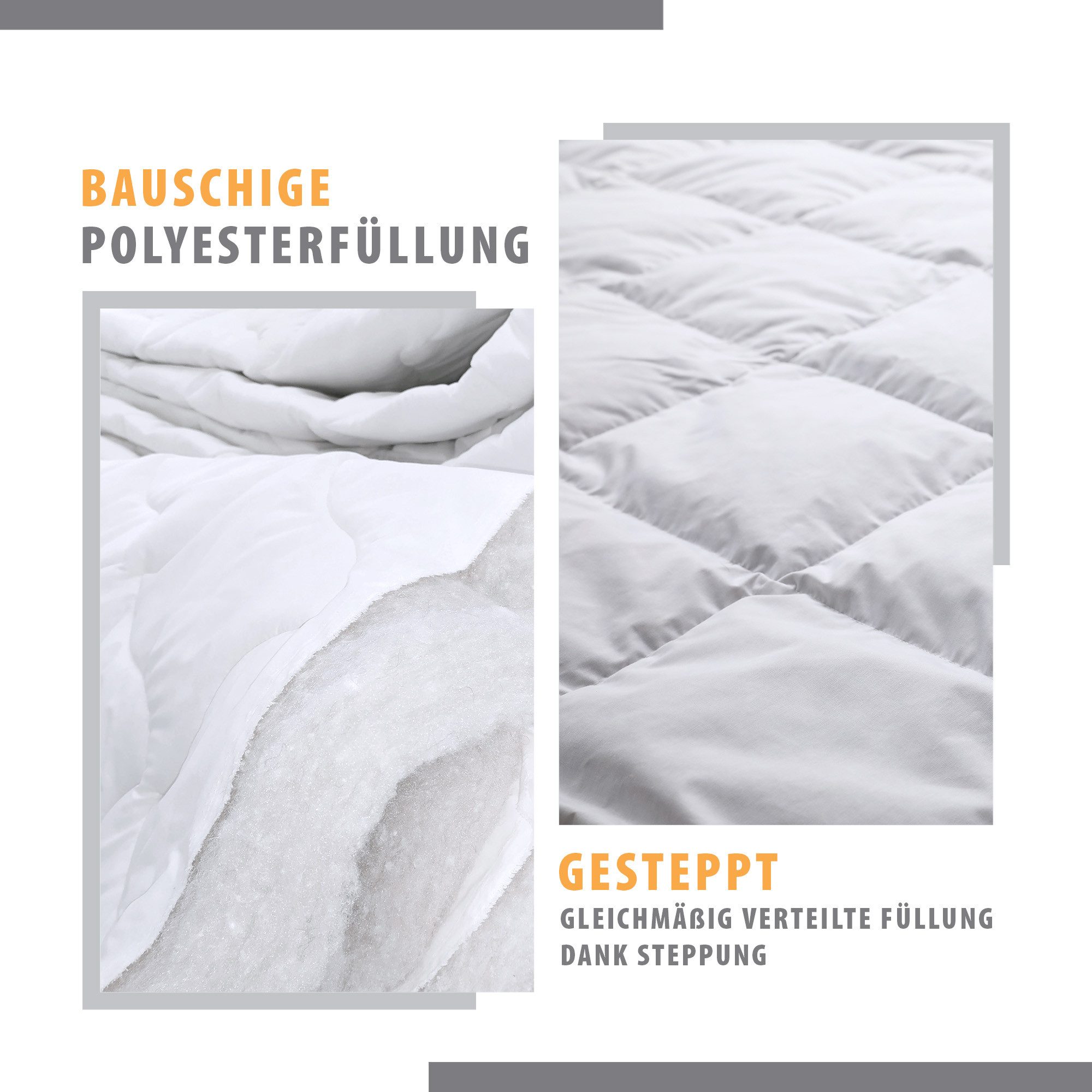 Amazinggirl Einziehdecke Bettdecke Steppdecke Schlafdecke Ganzjahresdecke, günstig online kaufen