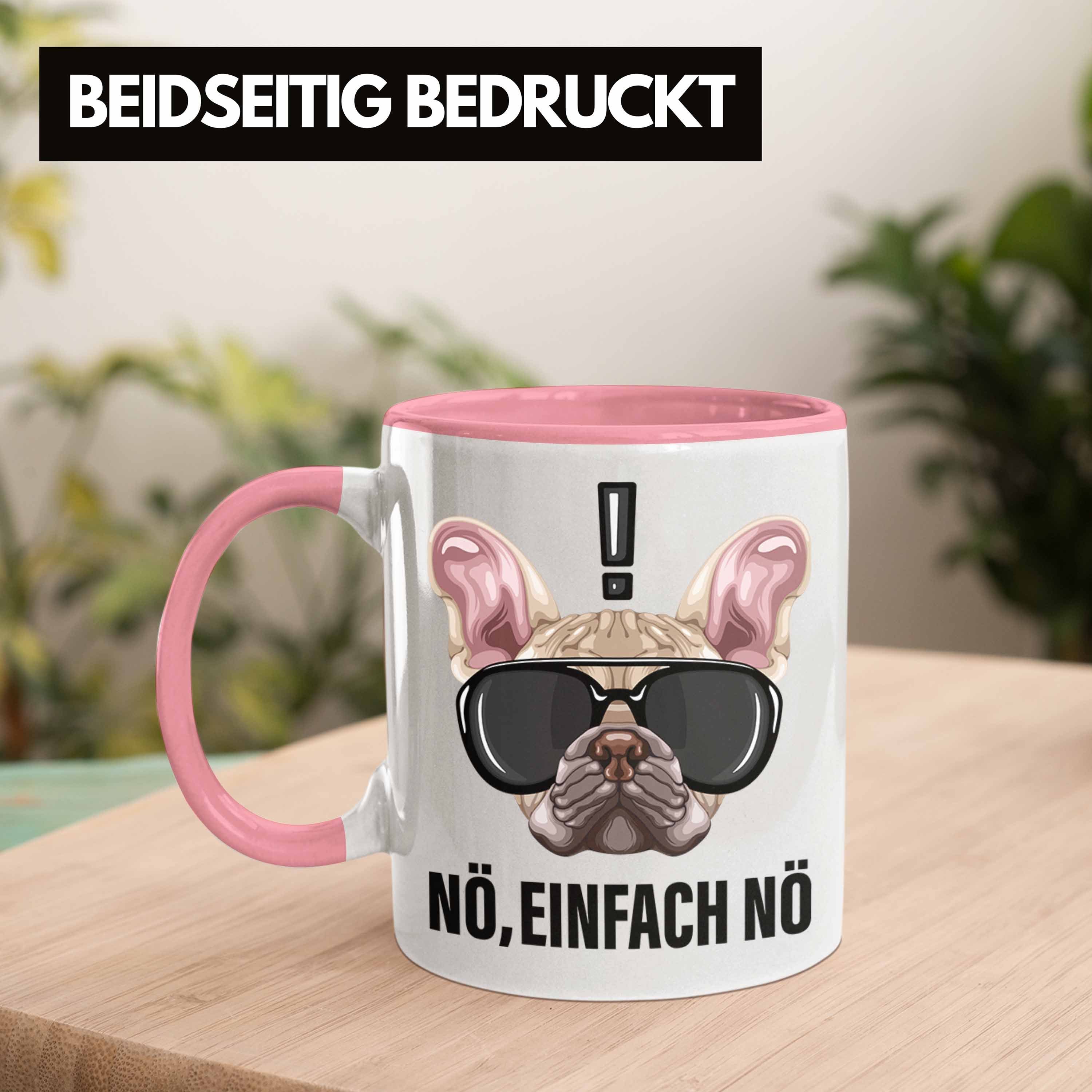 Nö Einfach Geschenk Trendation Freun Kaffee-Becher für Nö Tasse Rosa Tasse Mops-Besitzer für