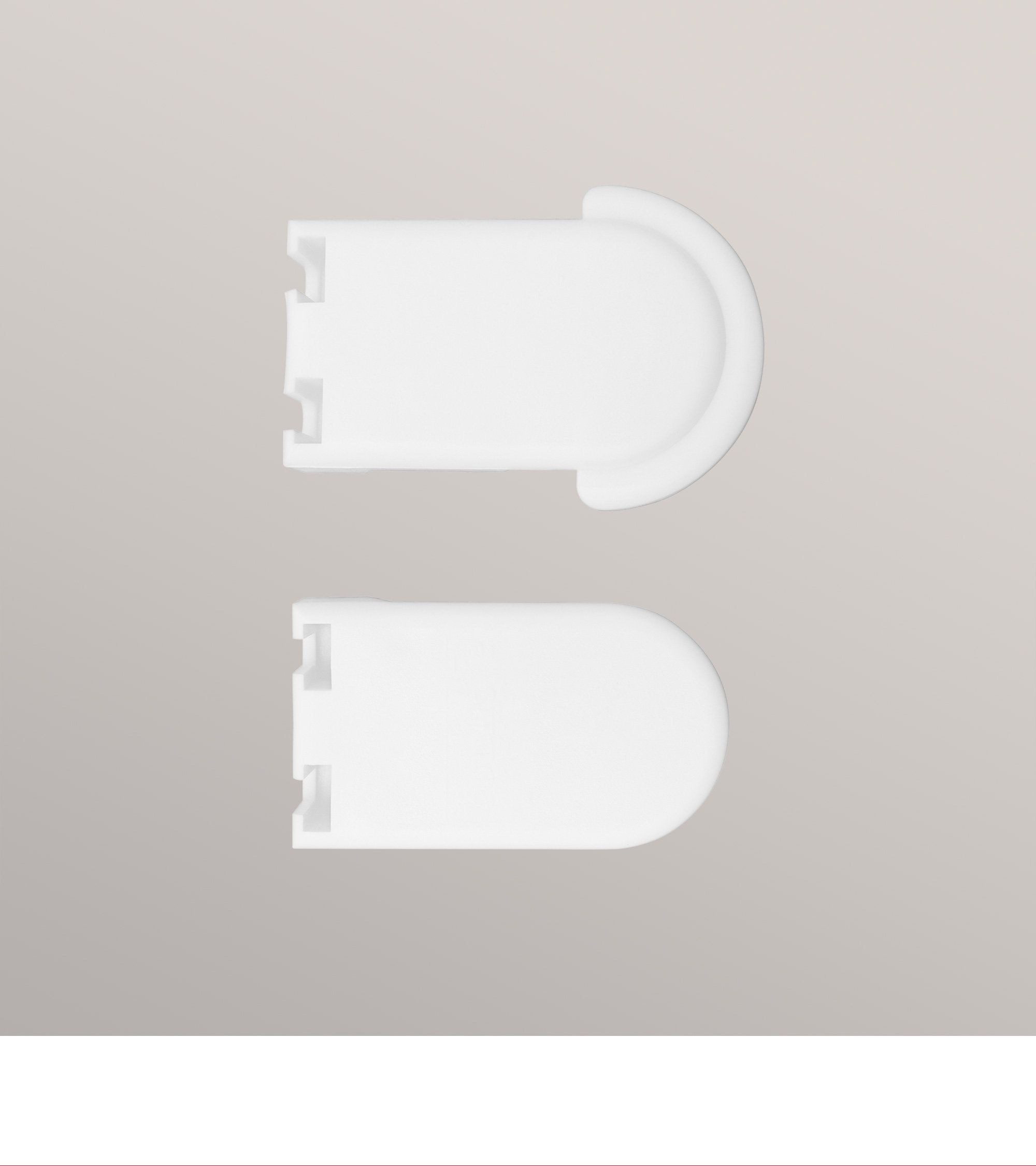 LYSEL® Sichtschutzbefestigung Ersatzträger für Basisrollo, (2-tlg), HxB 32x19mm