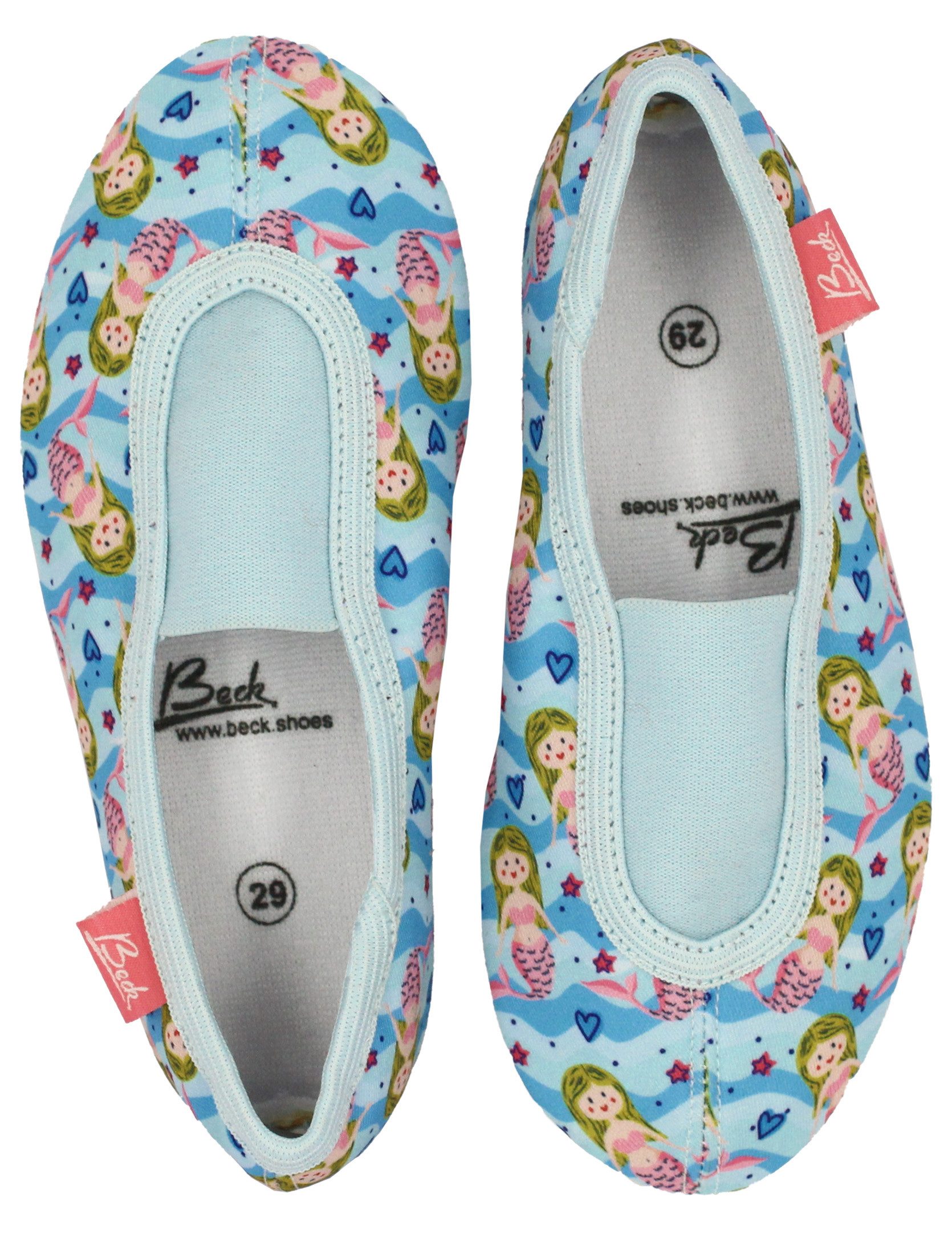 Beck Schläppchen Lyrielle mit Ristgummi Gymnastikschuh