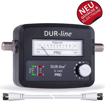 DUR-line DUR-line® SF 2400 Pro - Satfinder - NEU - Messgerät zum exakten Ausric SAT-Kabel