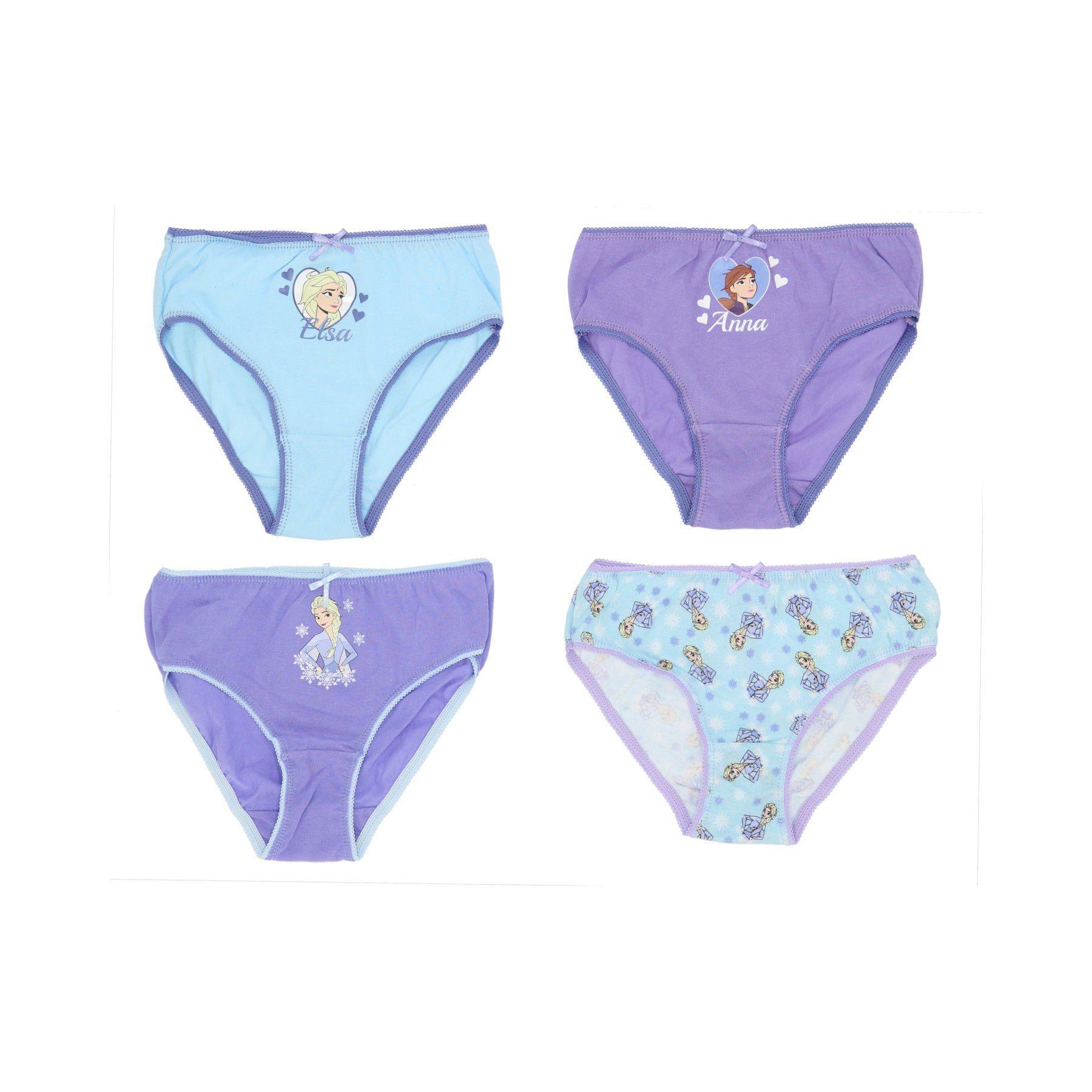 Slip 4er-Pack Slips aus Baumwolle – Bequeme Unterwäsche für Mädchen