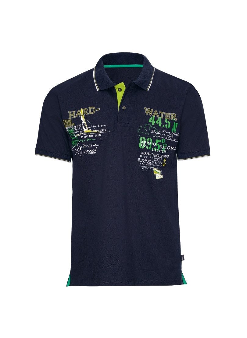 Trigema Poloshirt TRIGEMA Poloshirt mit maritimem günstig online kaufen