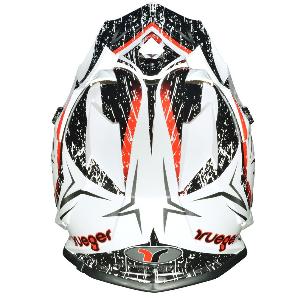 rueger-helmets Motorradhelm rueger RK-652 Kinder Crosshelm, kleine Schale 1290 Gramm schwer XXS-S – Bild 4 von 5