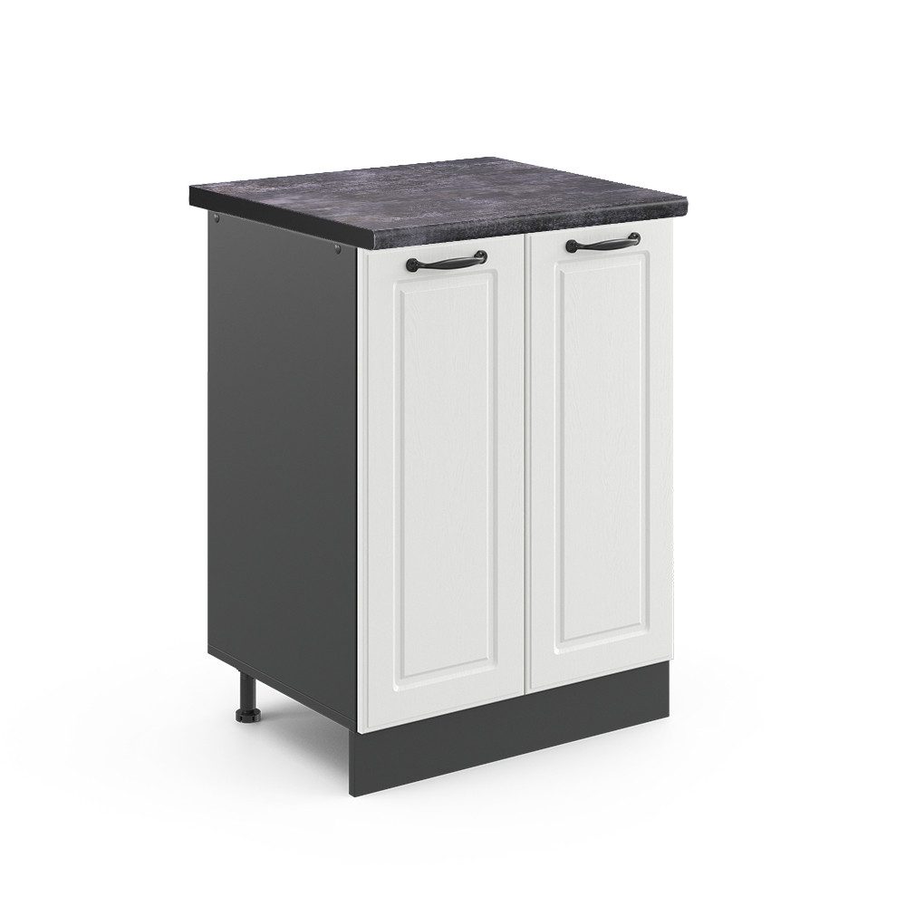 Vicco Unterschrank R-Line, Weiß Landhaus/Anthrazit, 60 günstig online kaufen