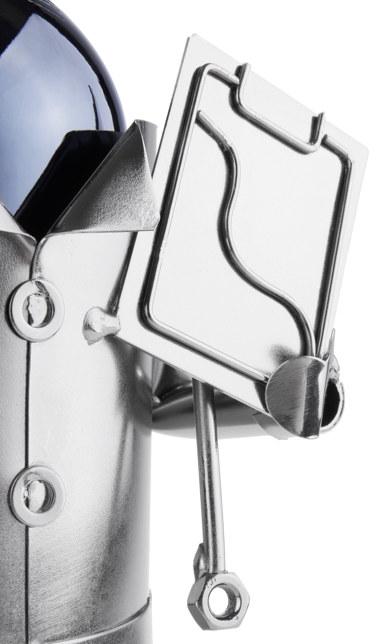 BRUBAKER Weinflaschenhalter Ärztin, (inklusive Grußkarte), Metall Skulptur, Wein Geschenk
