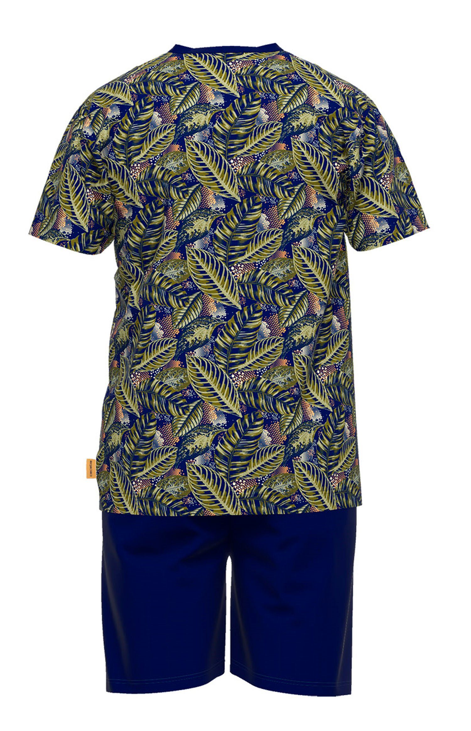 CECEBA Pyjama Herren Schlafanzug kurz (2 tlg) Baumwolle