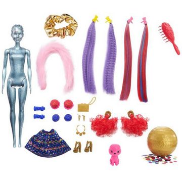 Mattel® Babypuppe Barbie Barbie Color Reveal Glitzer! Haarwechsel