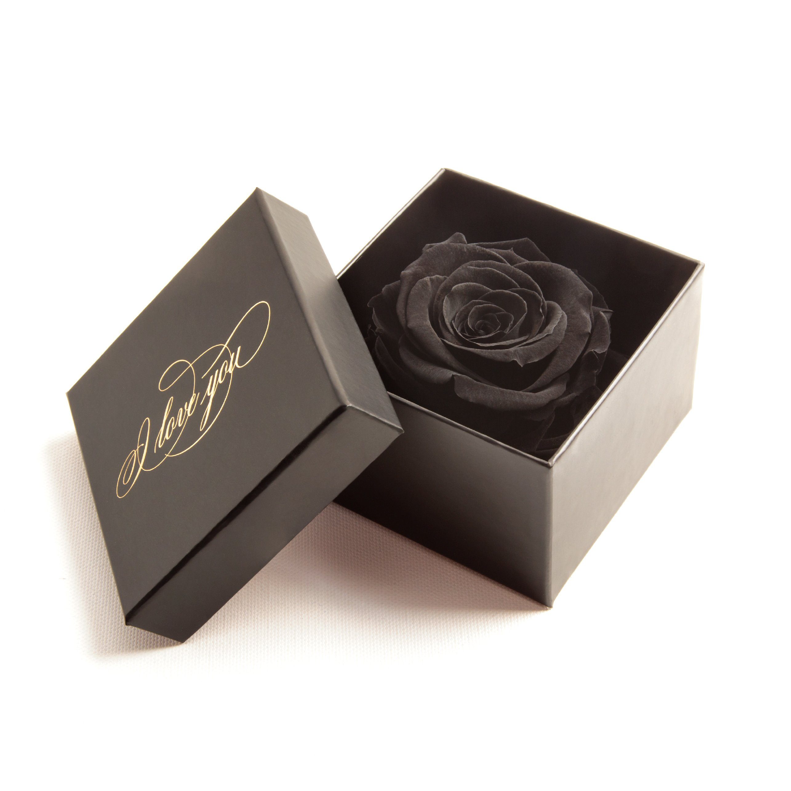 Kunstblume Infinity Rose Box I Love günstig online kaufen