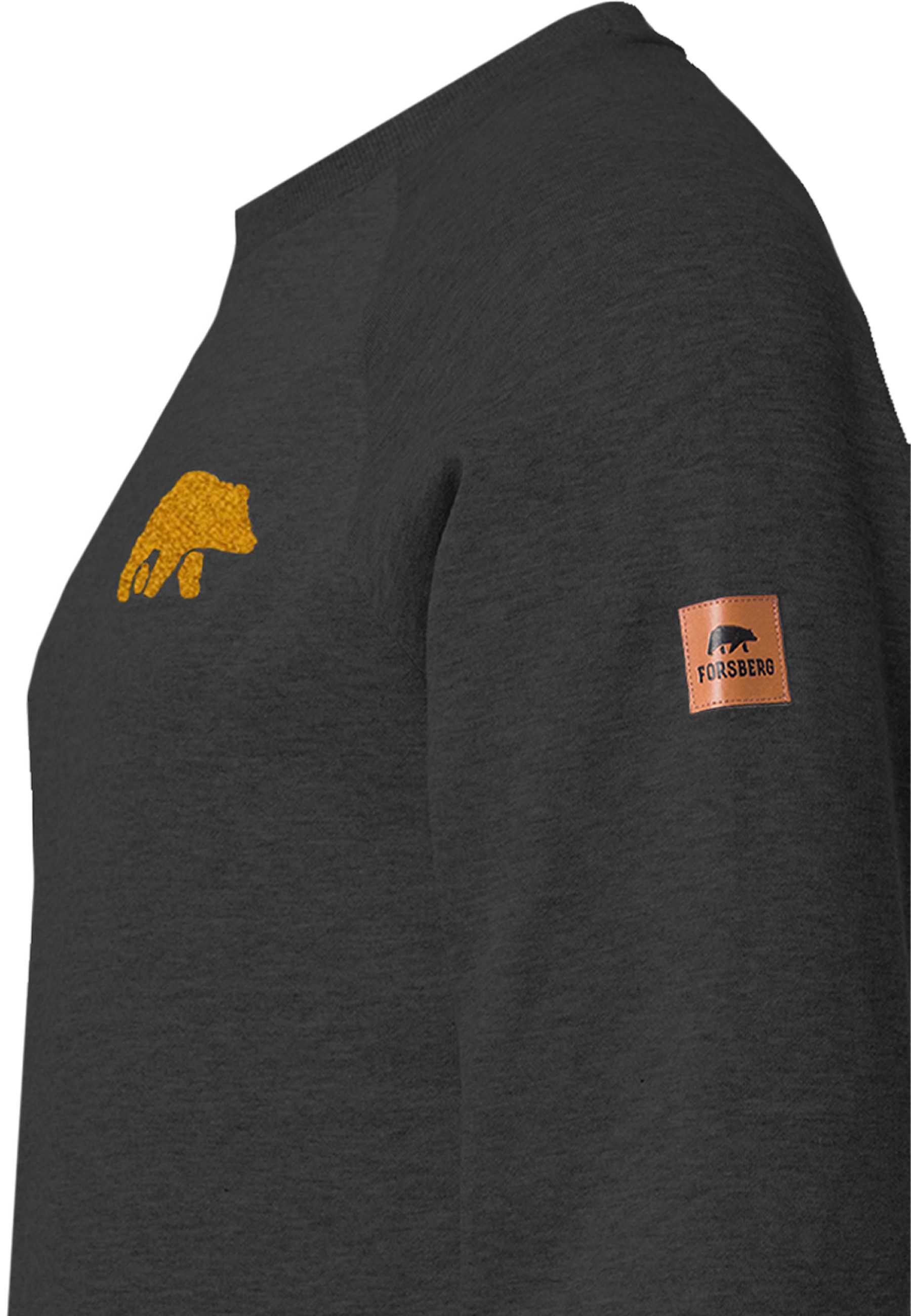 FORSBERG Sweatshirt mit Frottee Logo