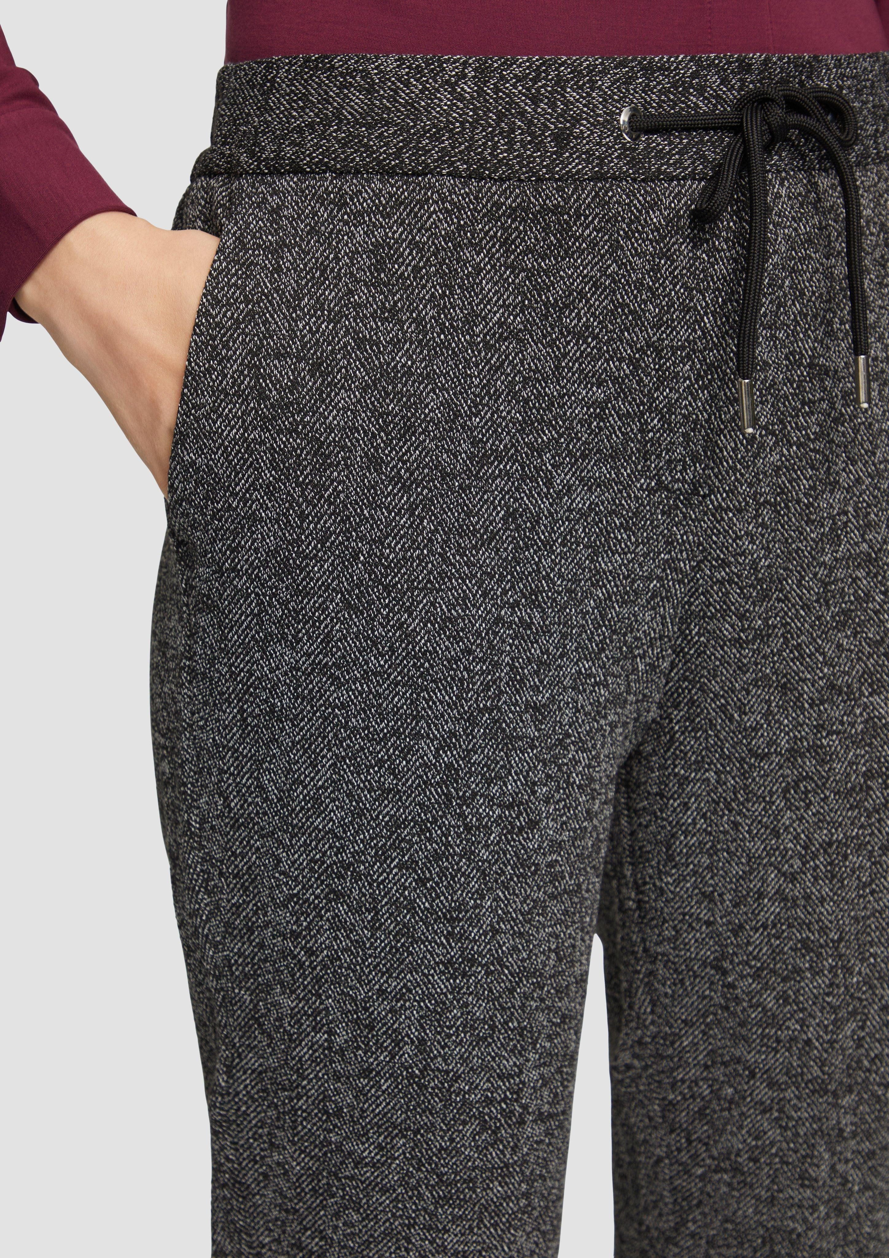 s.Oliver BLACK LABEL 7/8-Hose Jogpants mit günstig online kaufen