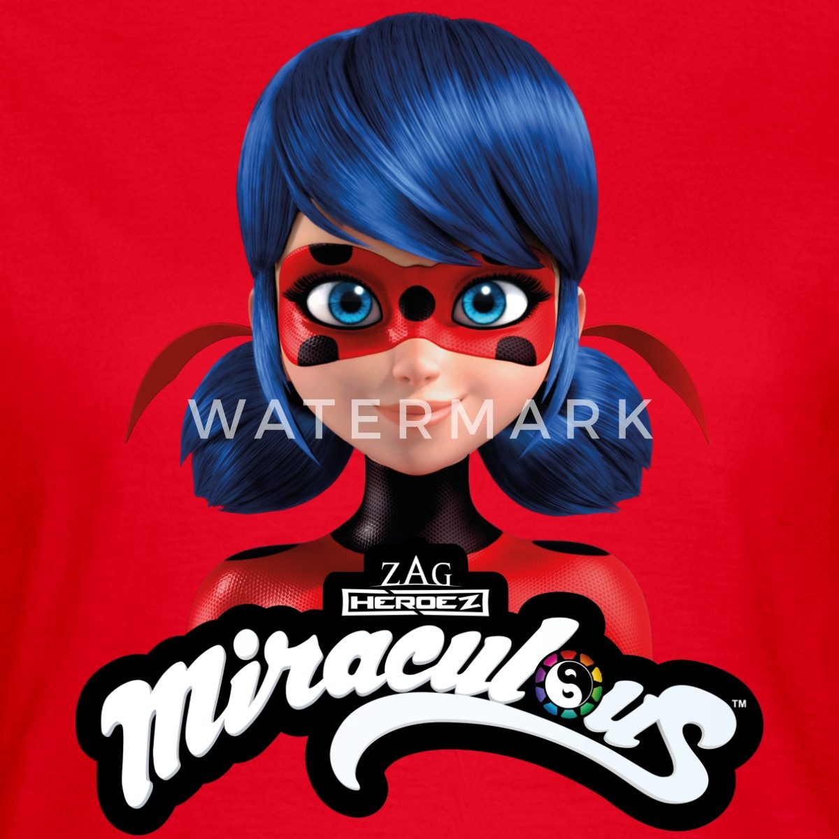 Spreadshirt T-Shirt Miraculous Ladybug Mit Logo günstig online kaufen