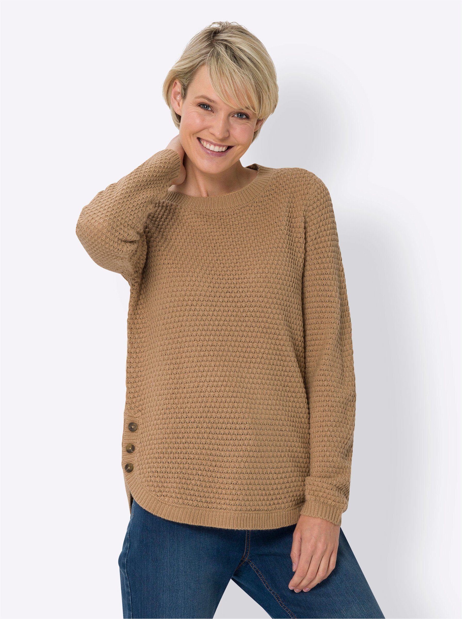 Sieh Strickpullover an! camel