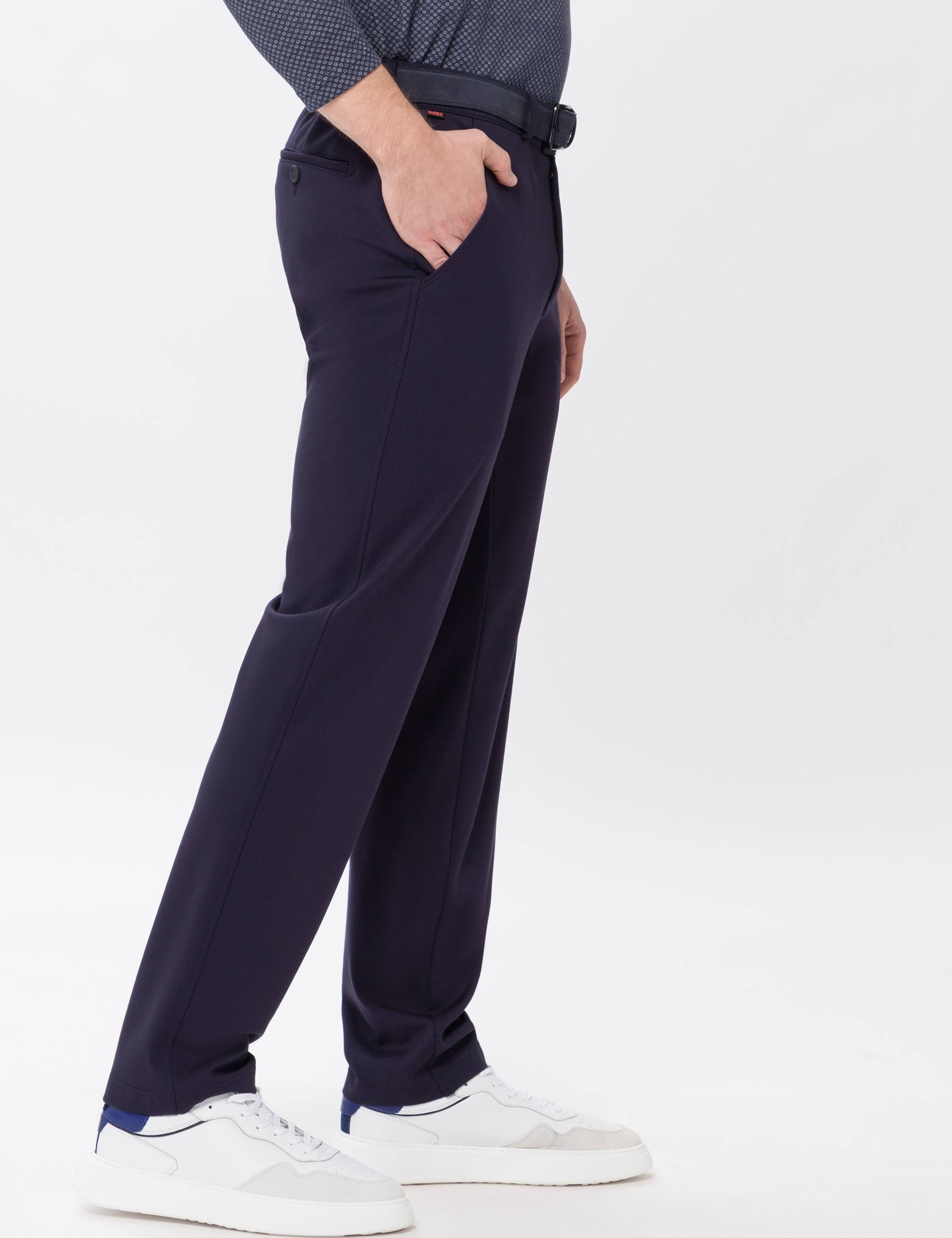 EUREX by BRAX Chinohose Style THILO Jersey: Flatfronthose im Regular Fit – Bild 2 von 5