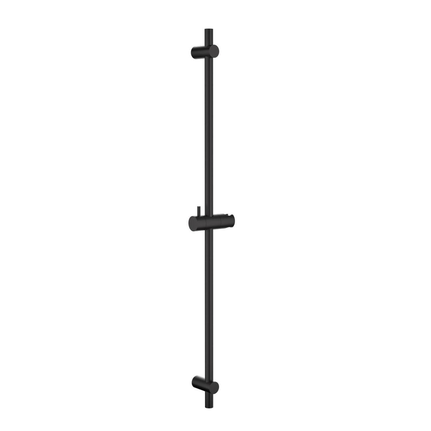 LuxusKollektion Duschstange Duschstange Edelstahl 90 cm schwarz 90cm Schwarz-duschstange