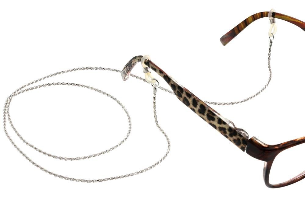 Silberkettenstore Brillenkette Brillenkette No. 4 - 925 Silber, Länge wählbar von 65-100cm