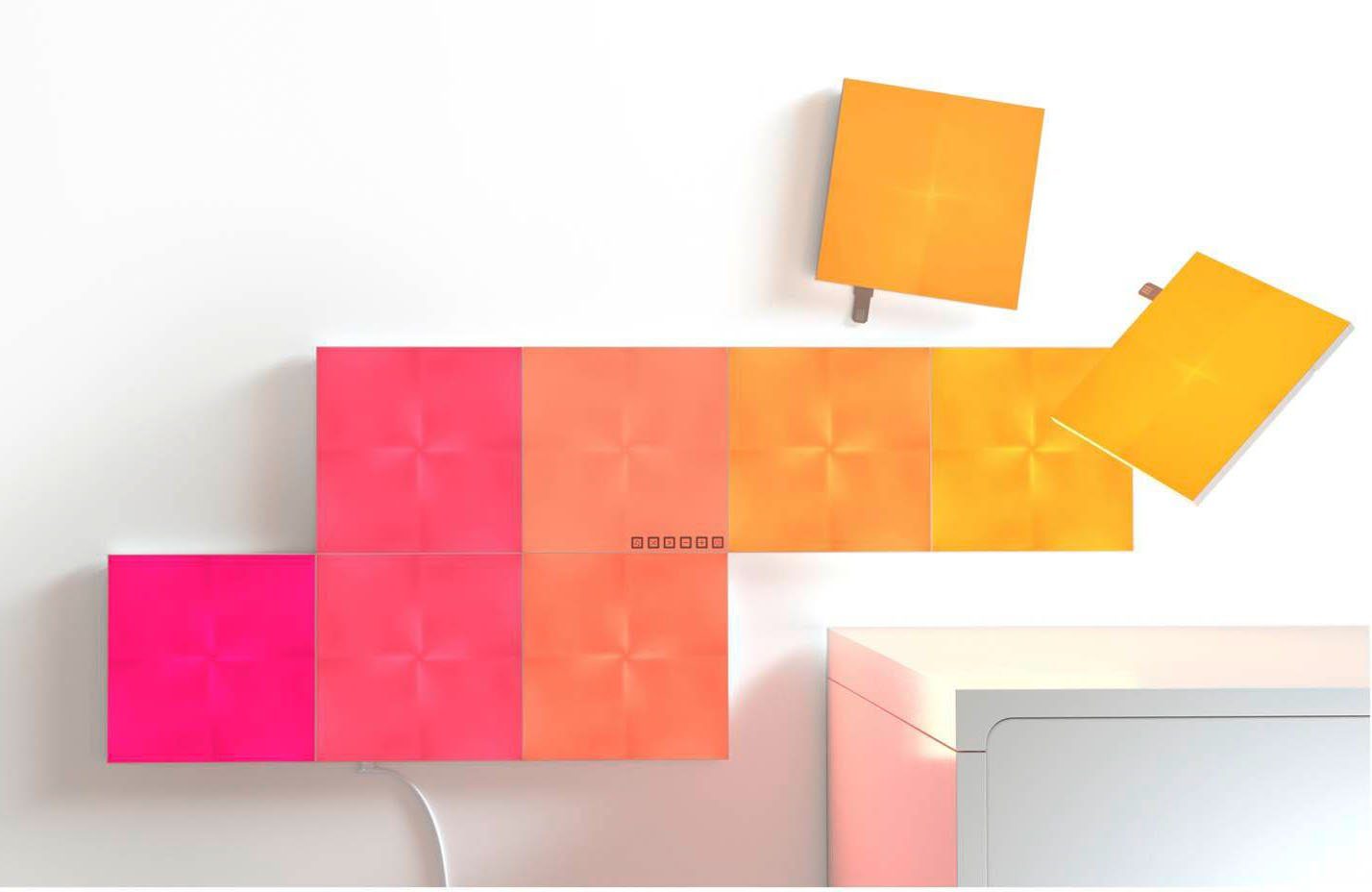 nanoleaf LED Panel Canvas, Dimmfunktion, integriert, fest LED Farbwechsler