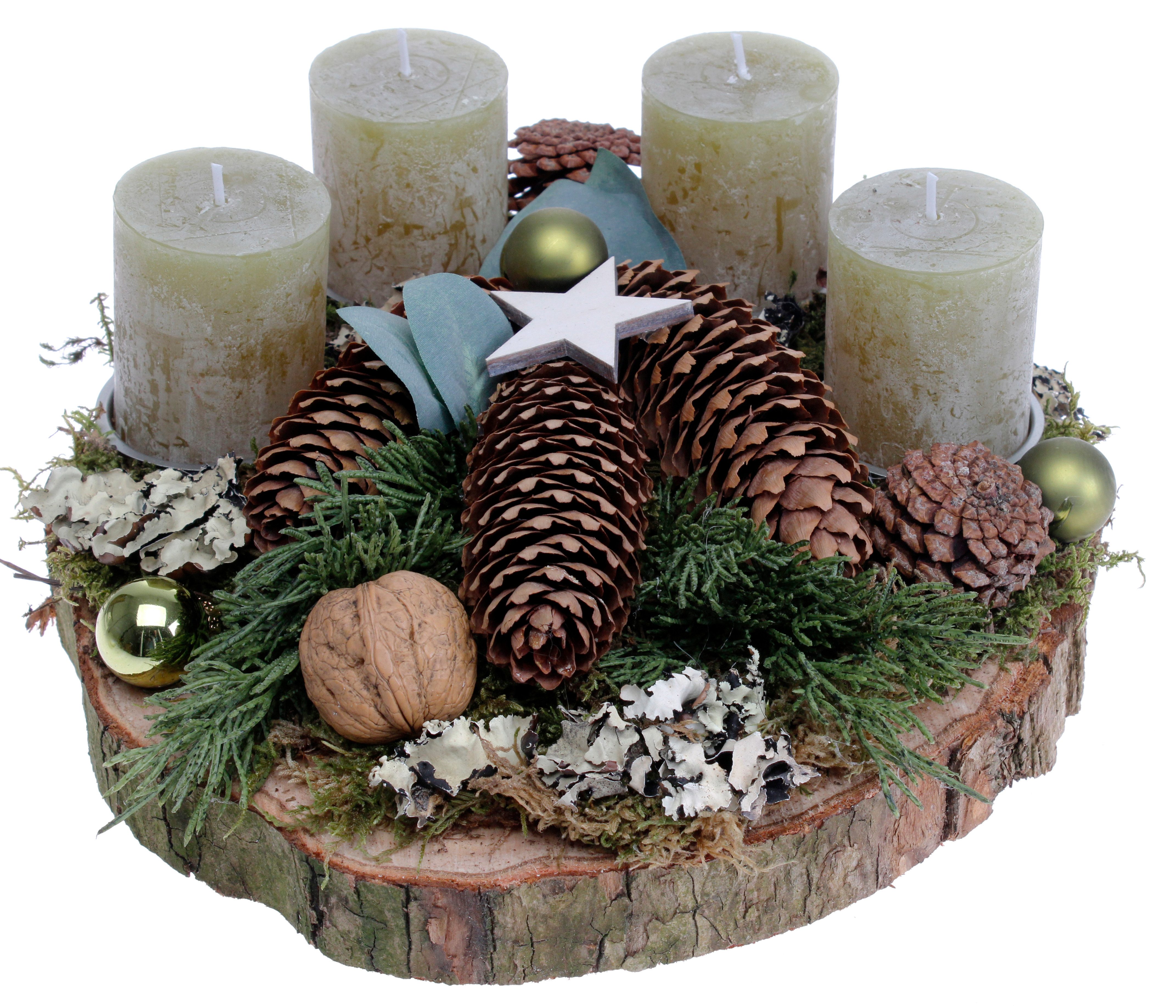 CreaFlor Home Dekokranz Natur, Durchmesser 27 cm