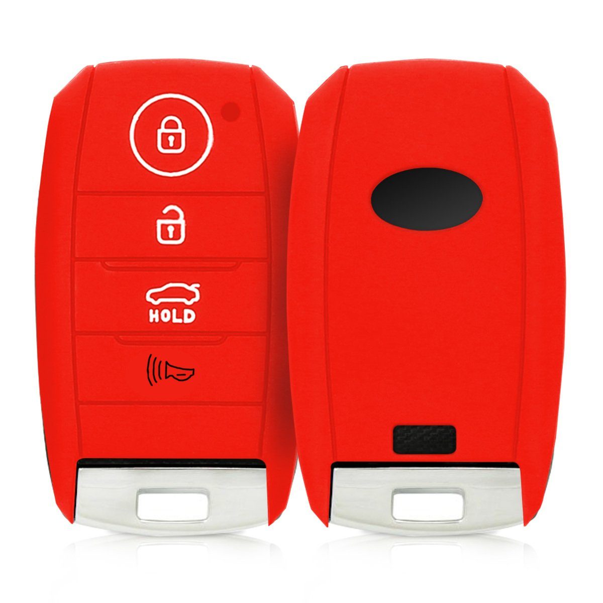 kwmobile Schlüsseltasche Autoschlüssel Hülle für Kia, Schlüsselhülle  Silikon Cover