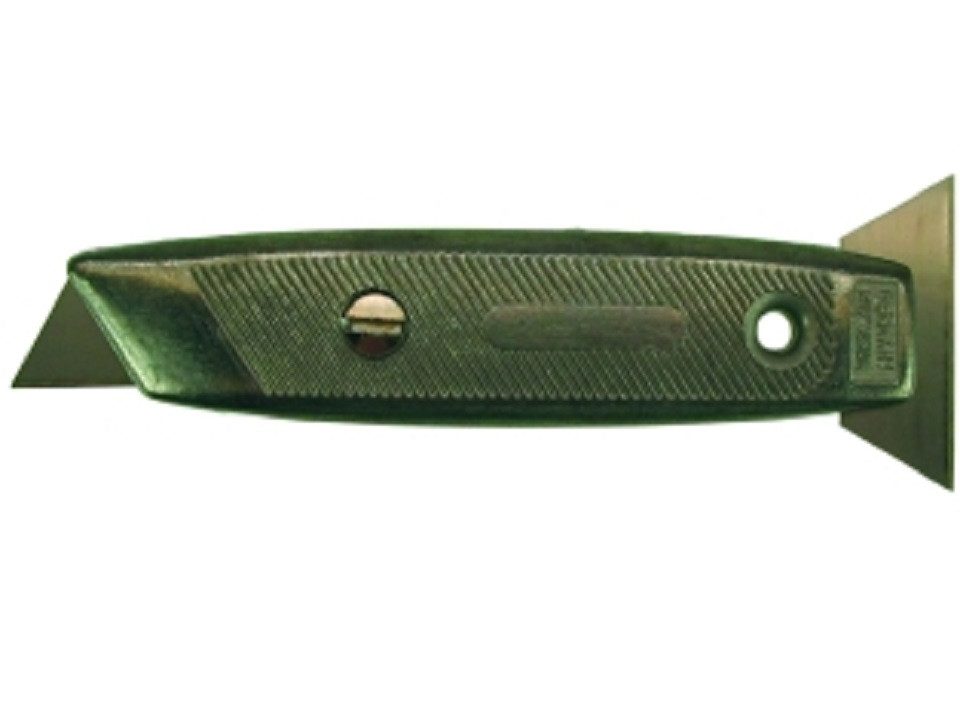 HaWe Cuttermesser HaWe Universalmesser leicht, mit feststehender Klinge, 1550.0, Klinge: 5,00 cm, (1-tlg), aus Alu-Druckguß, mit 3 Trapezklingen 50 mm