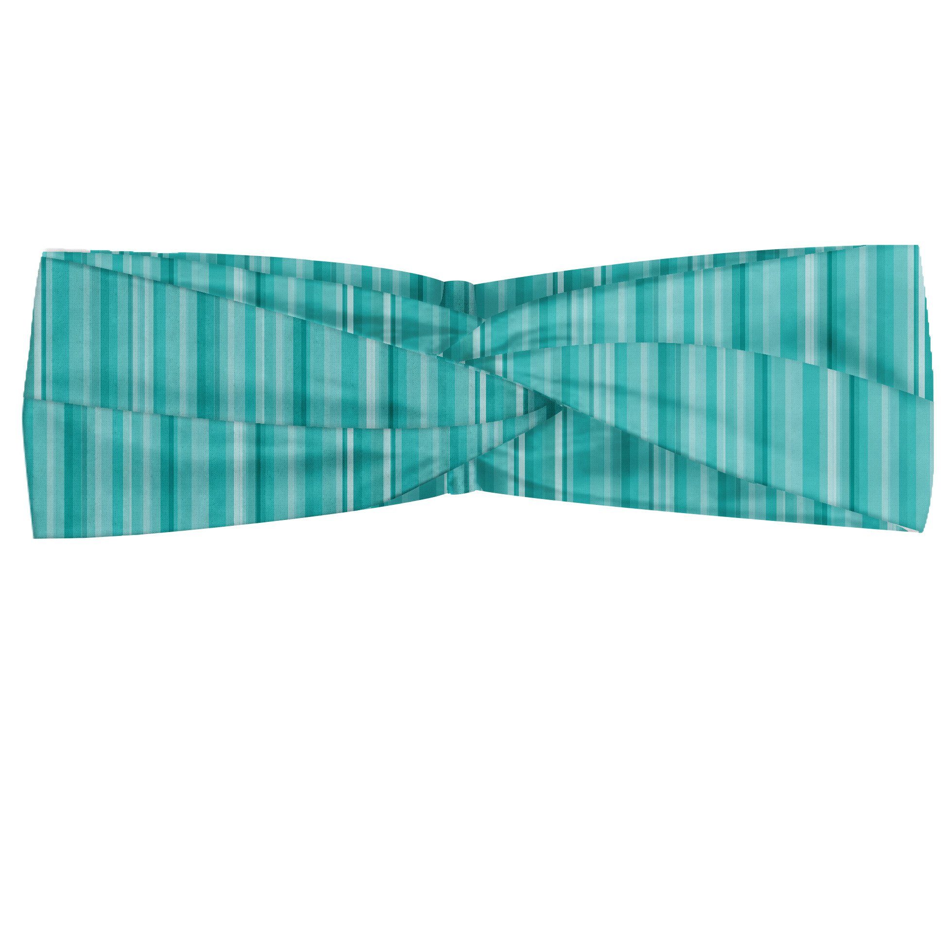 Abakuhaus Stirnband Elastisch und Angenehme alltags accessories Wasser Ozean-Inspired Blue Lines