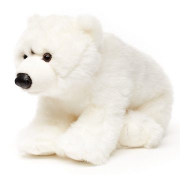 Uni-Toys Kuscheltier Eisbär Junges - 36 cm (Länge) - Plüsch-Bär, Polarbär - Plüschtier