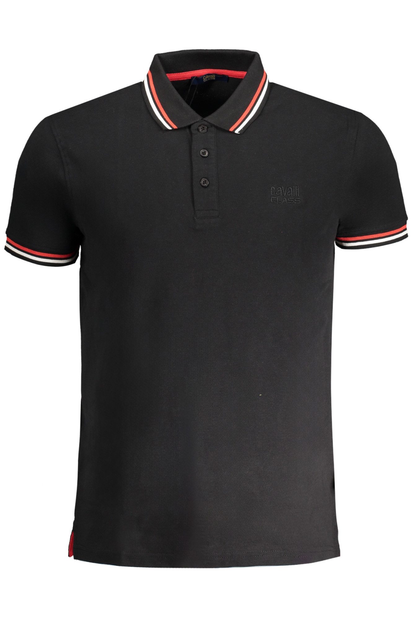 Cavalli Class Poloshirt Elegantes Herren Poloshirt mit Kontrastdetails und