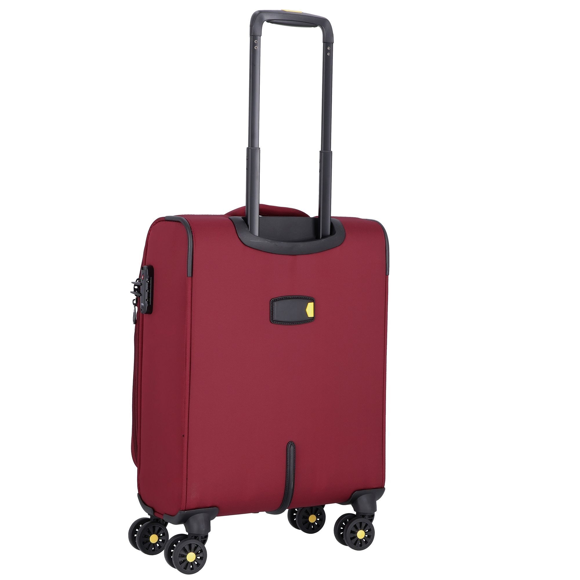 D&N Handgepäck-Trolley Travel Line, 4 Rollen, Nylon