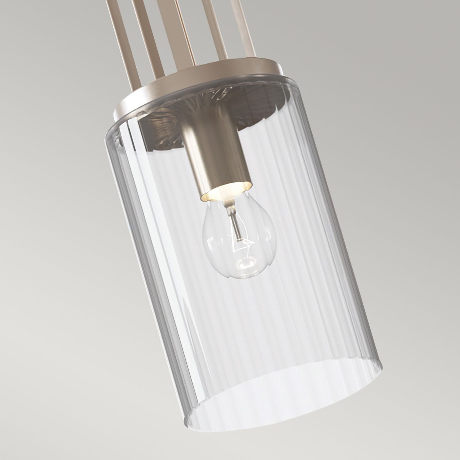 Licht-Erlebnisse Pendelleuchte CLAVA, ohne Leuchtmittel, Glas günstig online kaufen