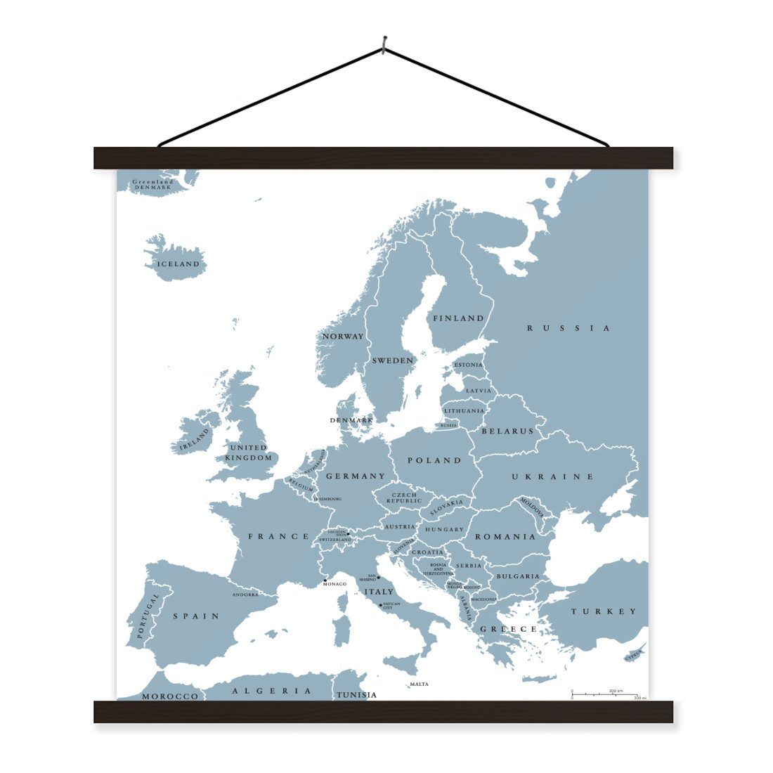 MuchoWow Poster Karte - Europa - günstig online kaufen