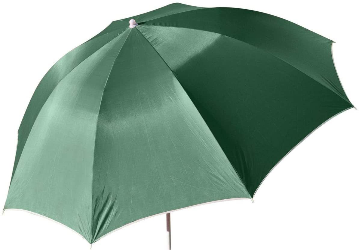 Mojawo Strandschirm – Ø 2 Meter, Polyester, Knickbar, UV-Schutz, Farbe Petrol