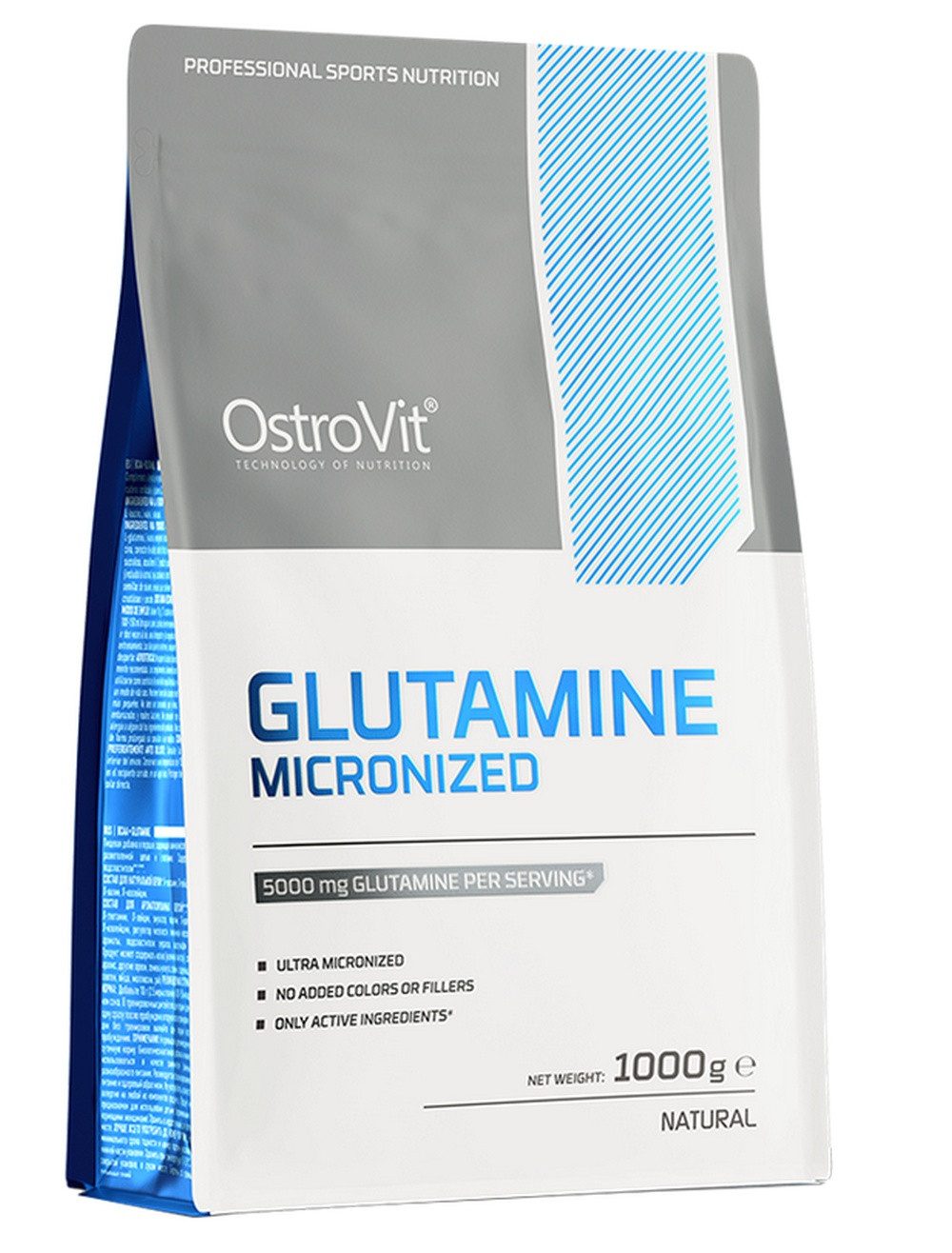 OstroVit Glutamine Micronised 1000g Beutel Pulver
