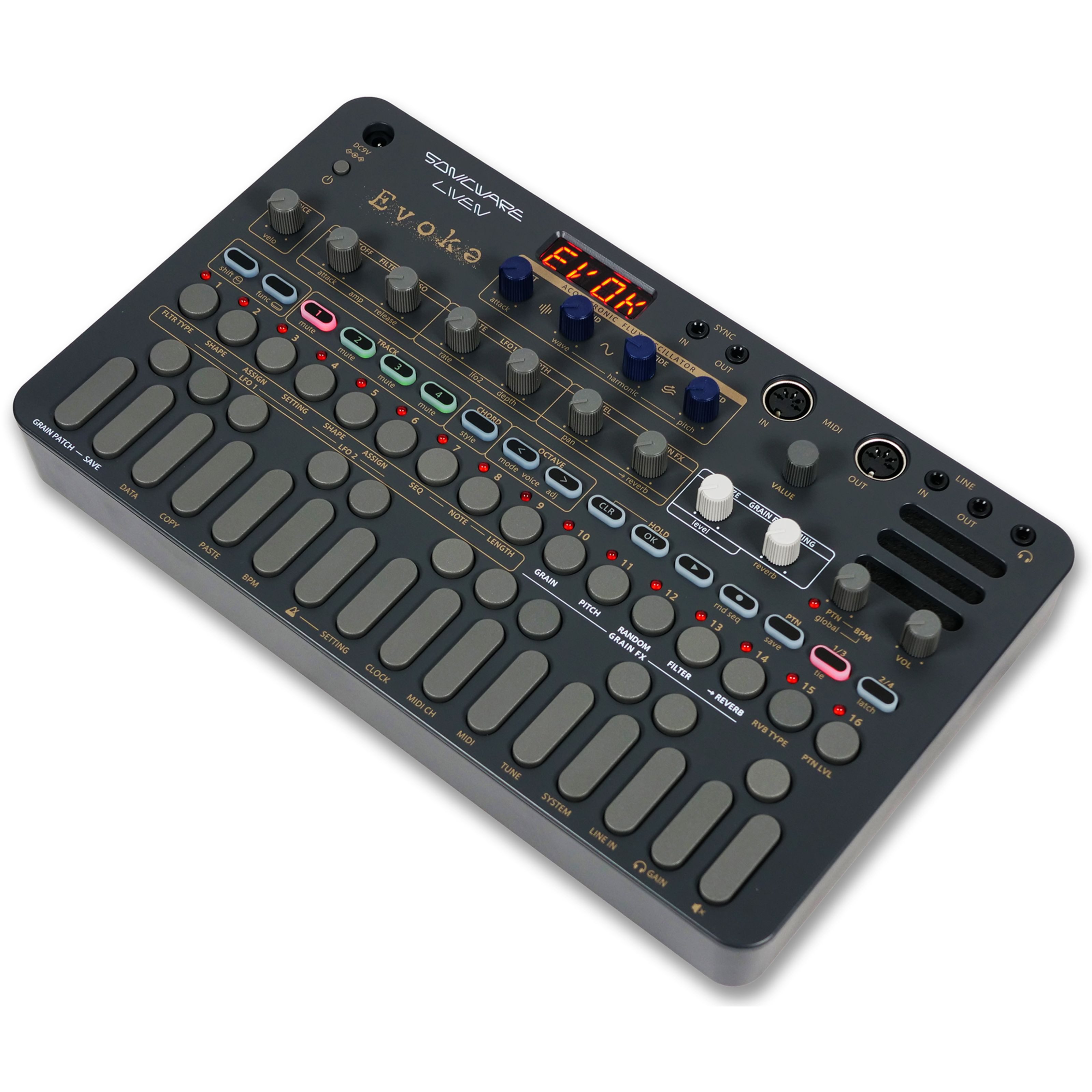 Sonicware Synthesizer (Synthesizer, Digital Synthesizer), LIVEN Evoke - Synthesizer