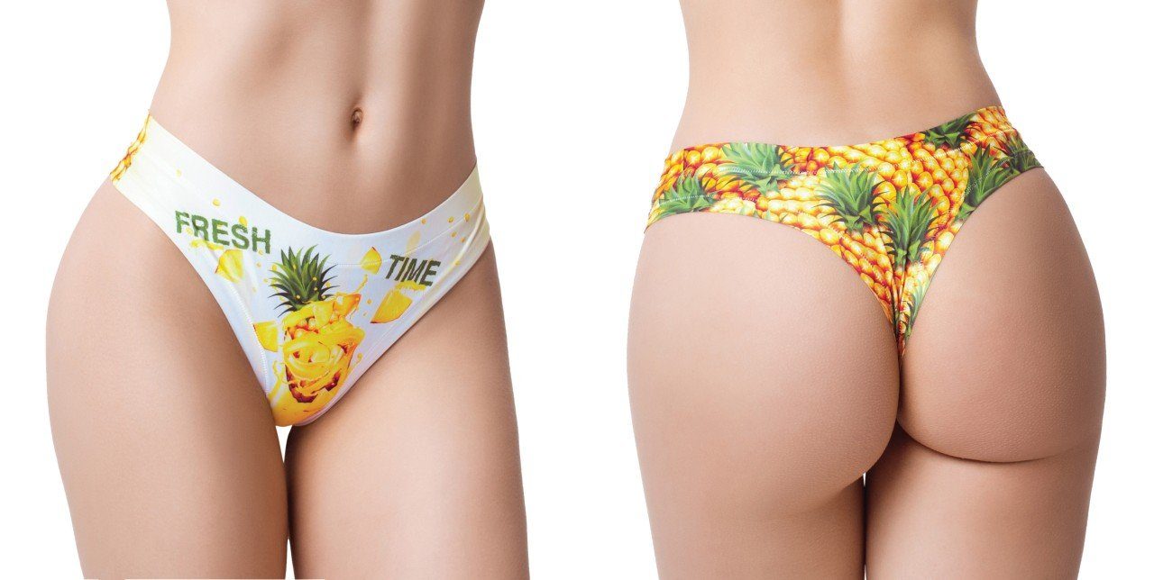 Memème Tanga MemèMe Fresh Summer Pineapple Thong S