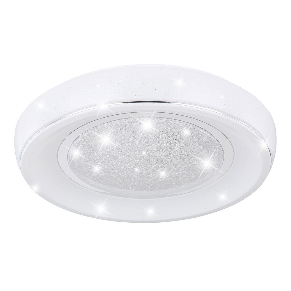 GLOBO LIGHTING LED Deckenleuchte, LED-Leuchtmittel fest verbaut, Warmweiß, Neutralweiß, Tageslichtweiß, Deckenlampe Deckenleuchte Tageslicht LED Sterneneffekt Fernbedienung