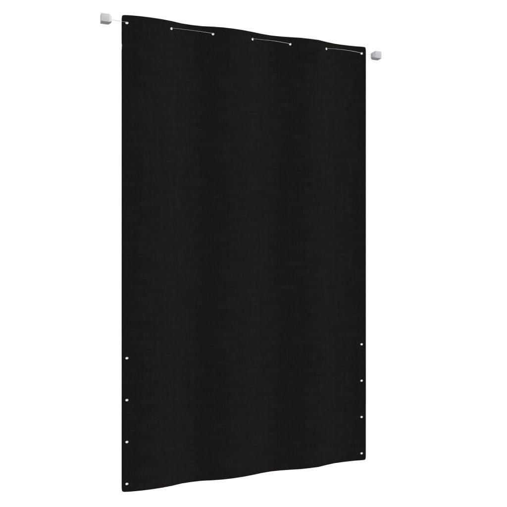 vidaXL Balkonsichtschutz Balkon-Sichtschutz Schwarz 140x240 cm günstig online kaufen