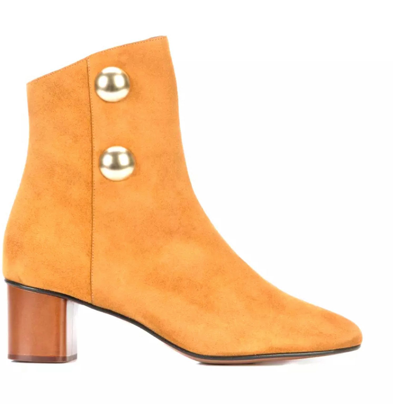 Chloé Orlando Boots Stiefel Suede Schuhe Ankleboots Mischung aus bohemischer Romantik und Pariser Eleganz