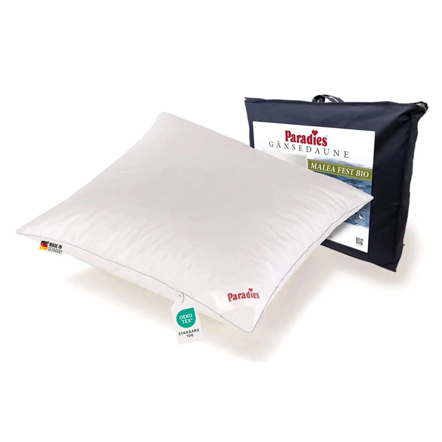 Paradies Federkopfkissen Paradies Gänsedaunen Kopfkissen Malea fest 15% Dau günstig online kaufen