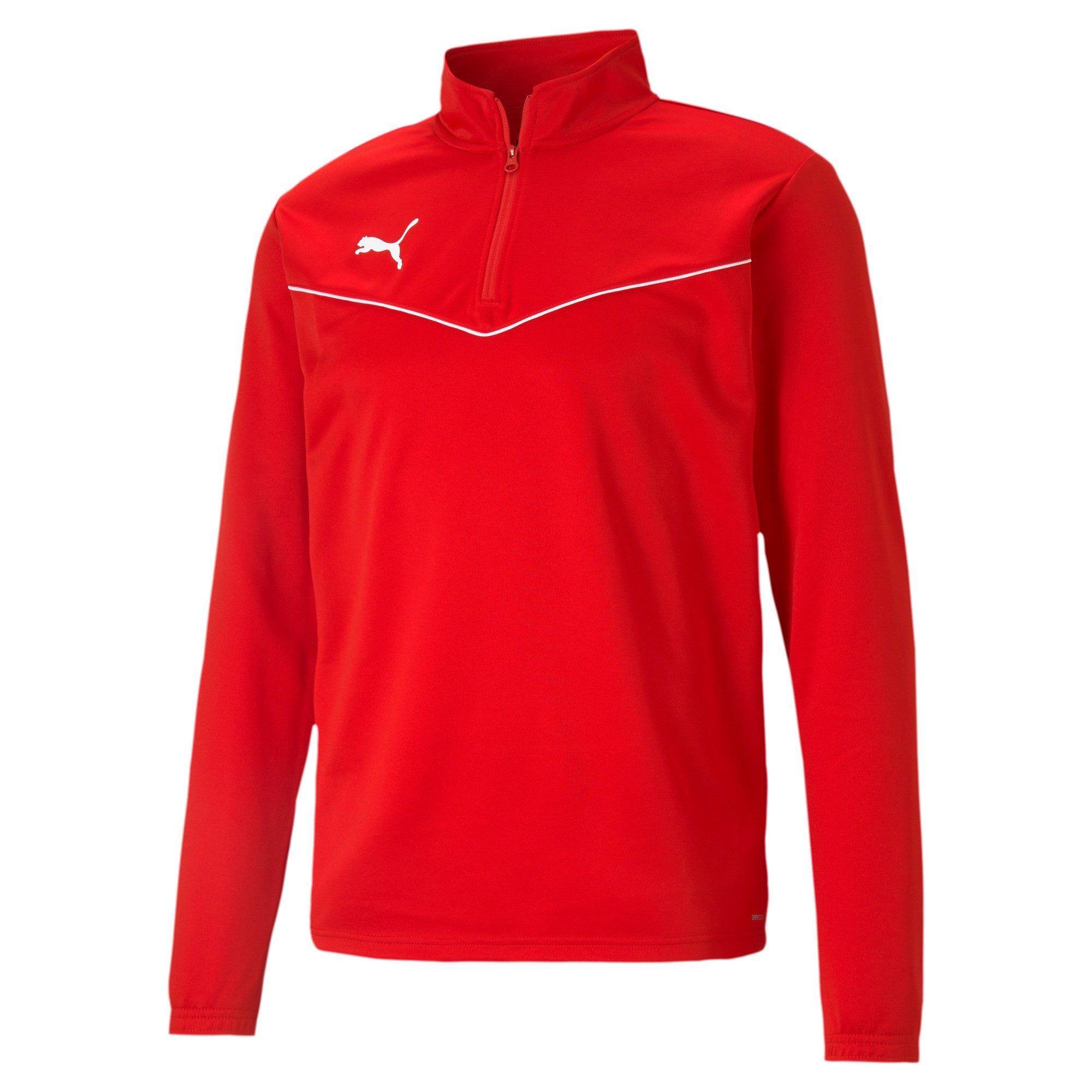 PUMA Fleecepullover Puma Herren Trainingstop teamRISE 1/4 Zip Top 657394