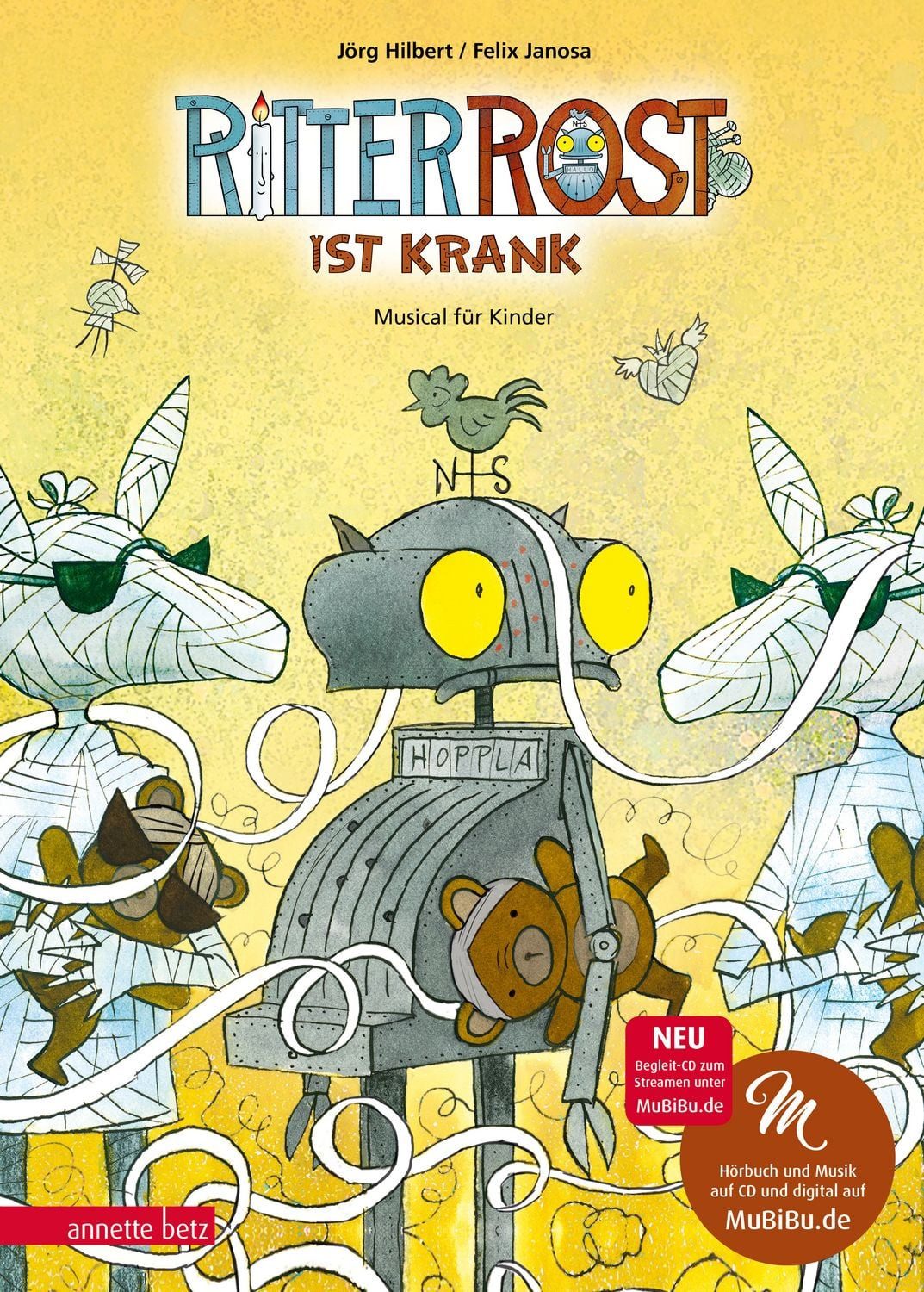 Ritter Rost ist krank (Ritter Rost mit CD und zum Streamen) / Jörg Hilbert, Felix Janosa