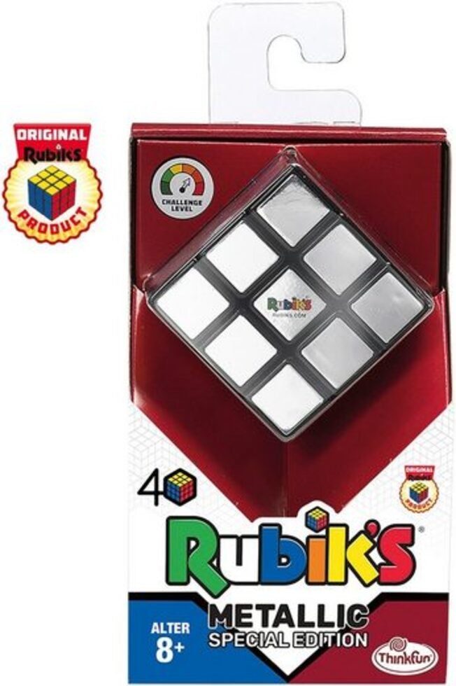 Thinkfun® Spiel, Denkspiel Rubik's Cube - Metallic, Präzision und ...