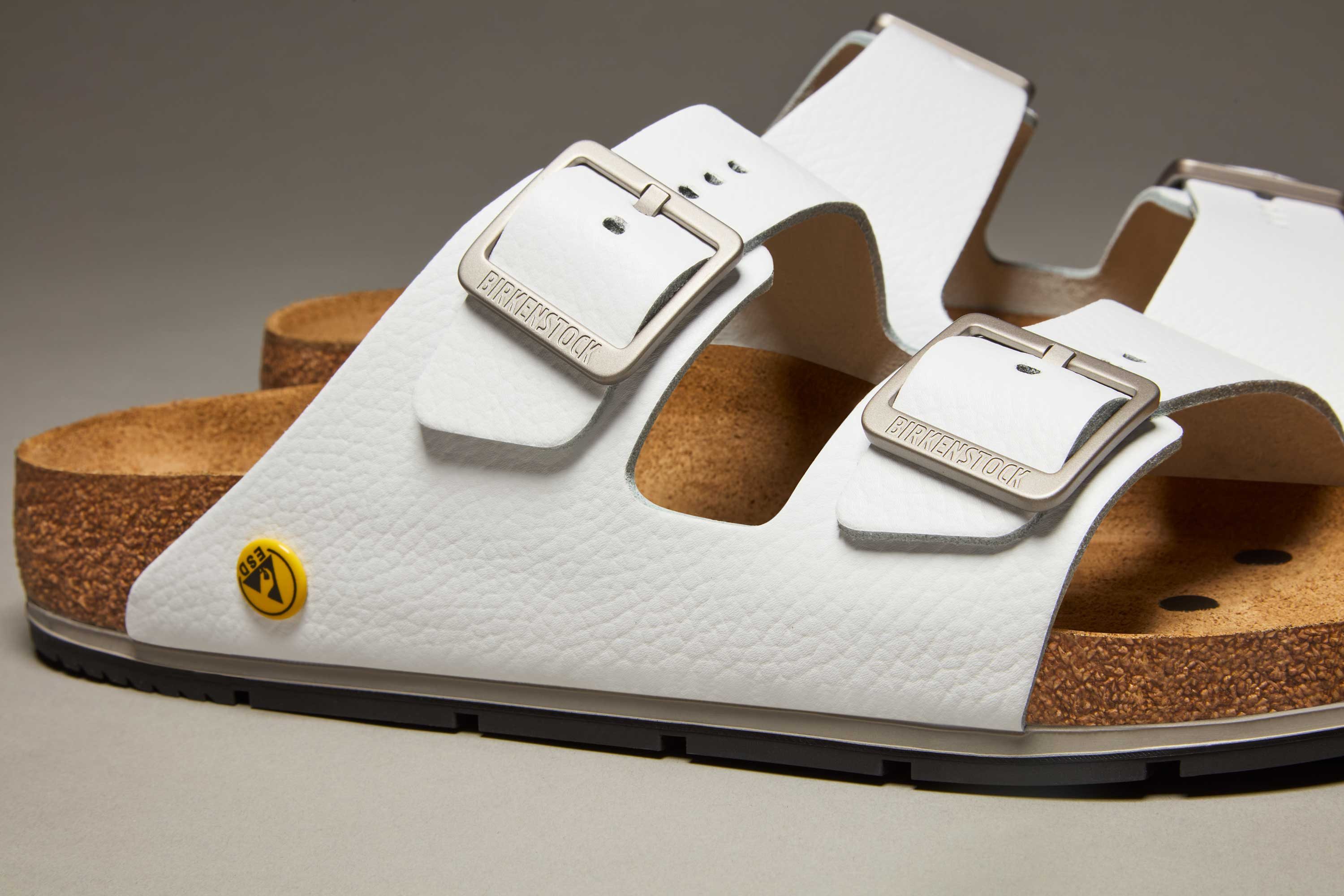Birkenstock ARIZONA PRO ESD Pantolette Antistatisch mit rutschfester Laufsohle und verstellbaren Schnallen