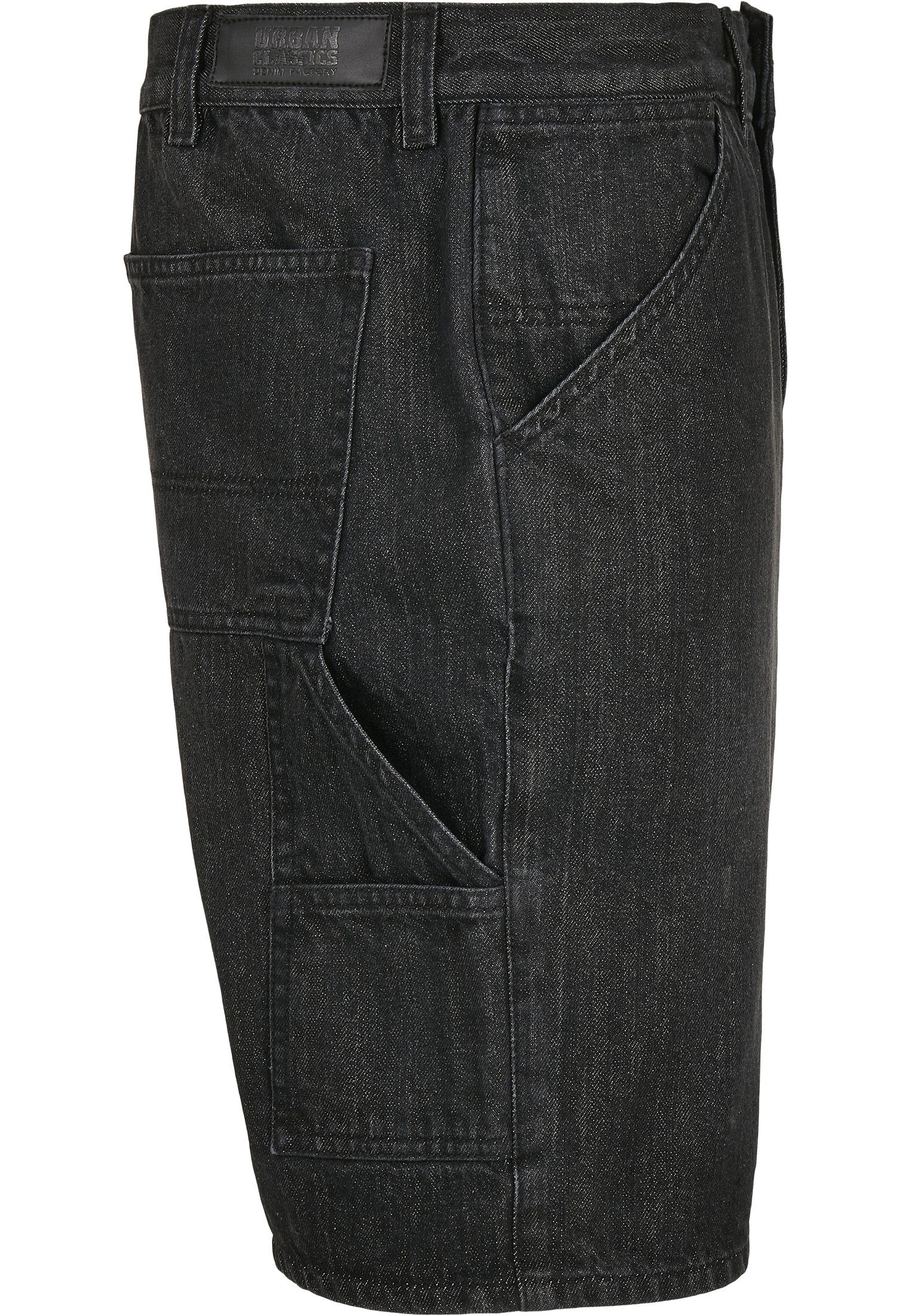 Stoffhose Shorts realblack Herren Carpenter (1-tlg) Jeans washed URBAN CLASSICS