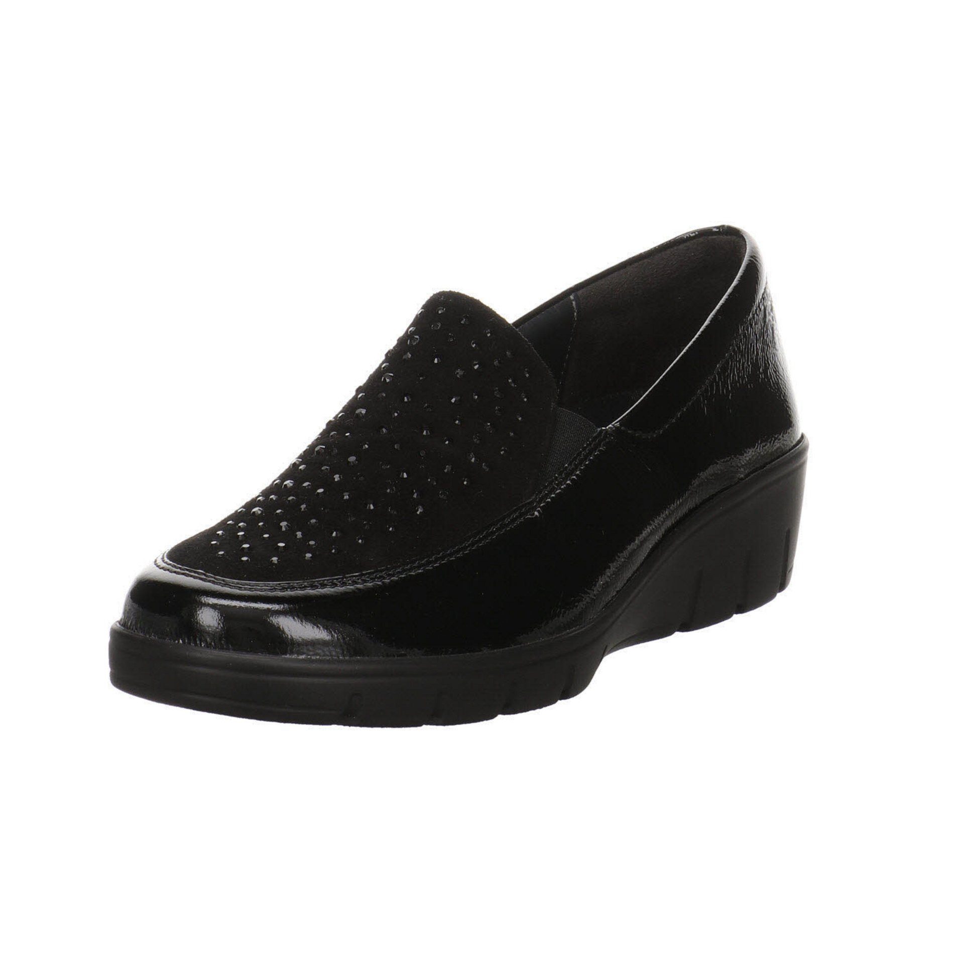 Lackleder Schuhe Semler schwarz Judith Damen Slipper Slipper Slipper