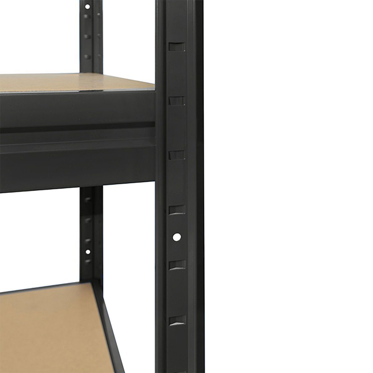 Floordirekt Schwerlastregal Weitspannregal Schwarz, Erhältlich in 2 Größen, günstig online kaufen