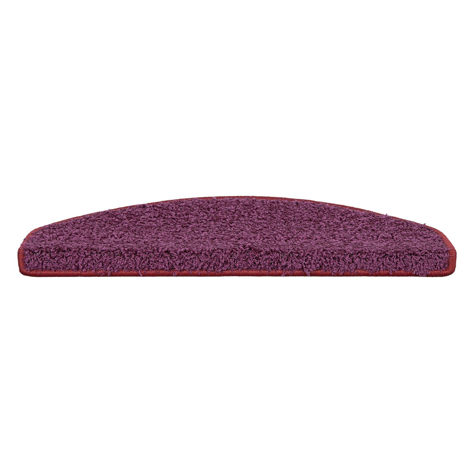 Karat Stufenmatte Kleopatra, 11 Farben, Stufenschutz, Stufenschoner, Halbrund, Höhe: 9 mm, aus 100% Polypropylen