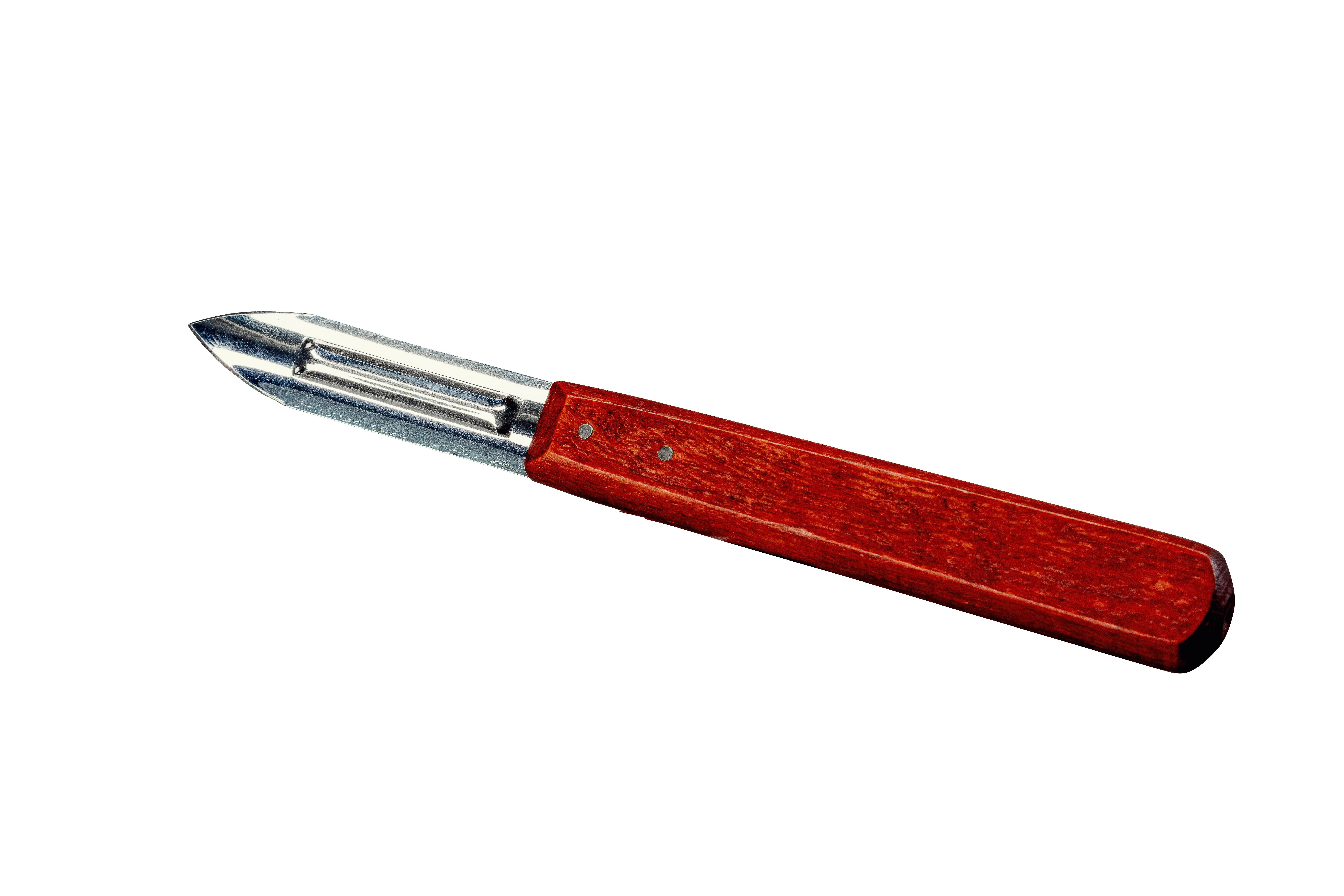 Neustanlo Spargelschäler 2er Pack Kartoffelschälmesser mit Holzgriff, ideal für Obst und Gemüse, (2-tlg), 2-schneidig, Kartoffelschäler, Sparschäler